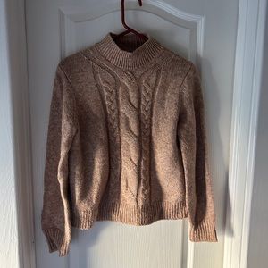 Banana republic beige mock neck sweater